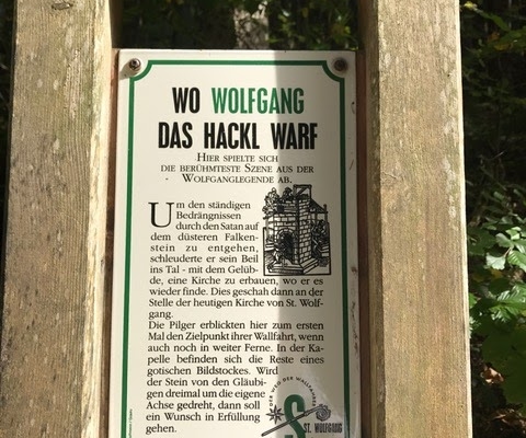 St. Gilgen am Wolfgangsee über den Falkenstein nach St. Wolfgang